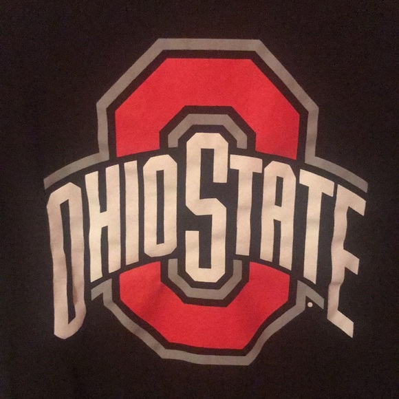 Ohio State Buckeyes Black Logo T-Shirt Mens Medium M - Picture 3 of 12
